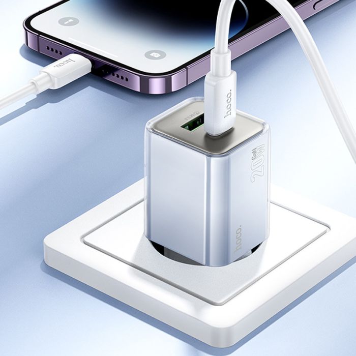 МЗП Hoco N46 Glorious PD20W+QC3.0 (1USB-A/1C)