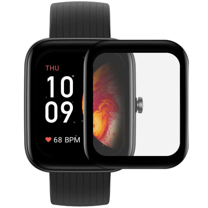 Полімерна плівка 3D (full glue) (тех.пак) для Xiaomi Amazfit Bip 3 / Bip 3 Pro