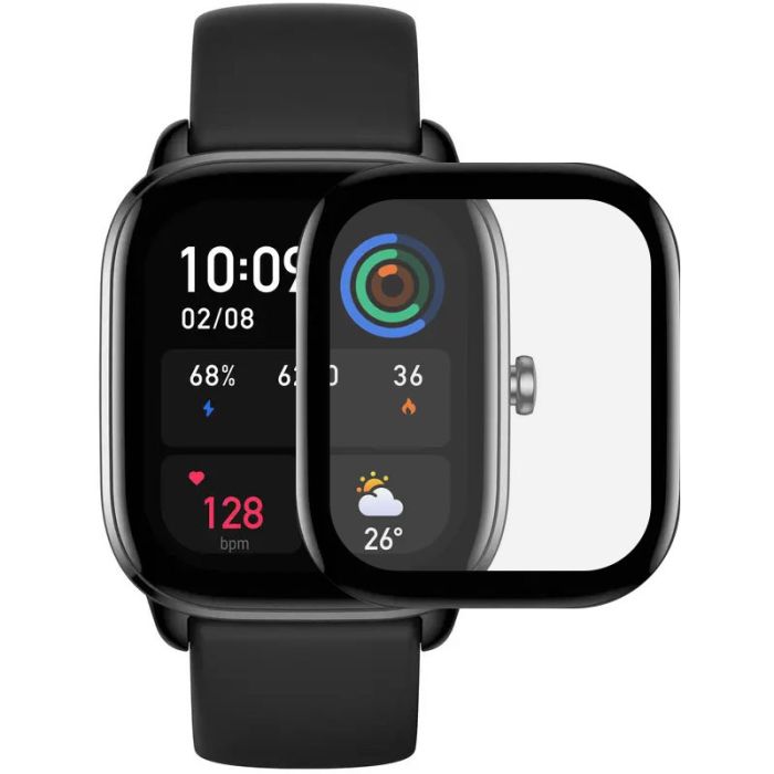 Полімерна плівка 3D (full glue) (тех.пак) для Xiaomi Amazfit GTS 4 mini
