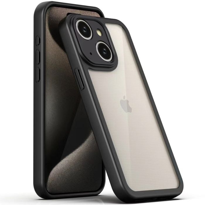 TPU чохол Transparent + Colour 1,5mm для Apple iPhone 13 (6.1")