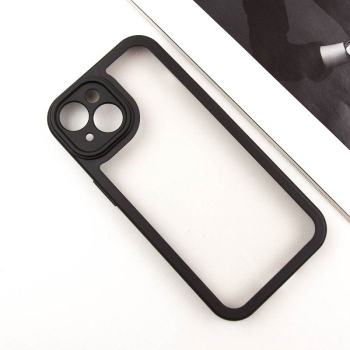 TPU чохол Transparent + Colour 1,5mm для Apple iPhone 13 (6.1")