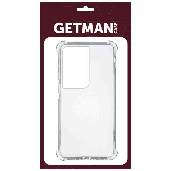 TPU чохол GETMAN Ease logo посилені кути для Samsung Galaxy S21 Ultra