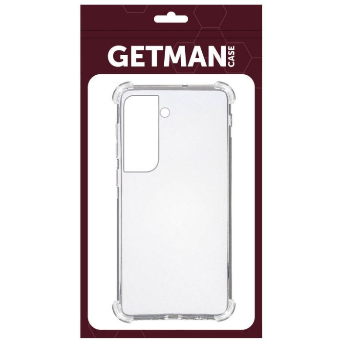 TPU чохол GETMAN Ease logo посилені кути для Samsung Galaxy S21