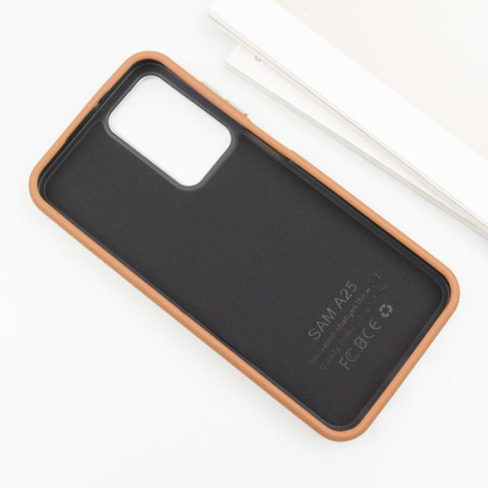Шкіряний чохол Leather Case Metal Buttons для Samsung Galaxy A15 4G/5G / M15 5G