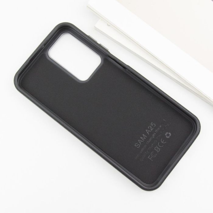 Шкіряний чохол Leather Case Metal Buttons для Samsung Galaxy S23 FE