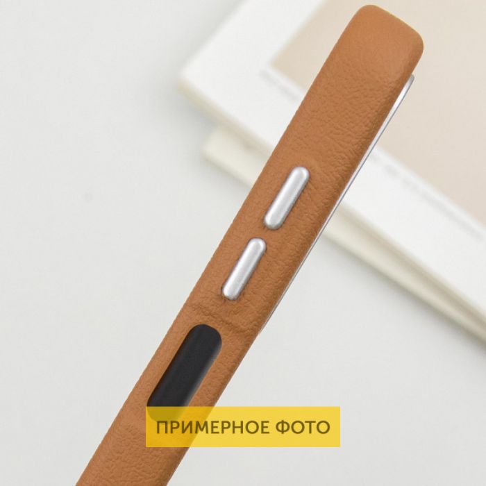 Шкіряний чохол Leather Case Metal Buttons для Xiaomi Redmi 13C / Poco C65