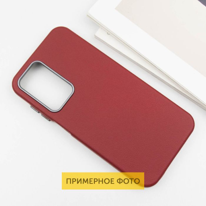 Шкіряний чохол Leather Case Metal Buttons для Xiaomi Redmi 13C / Poco C65