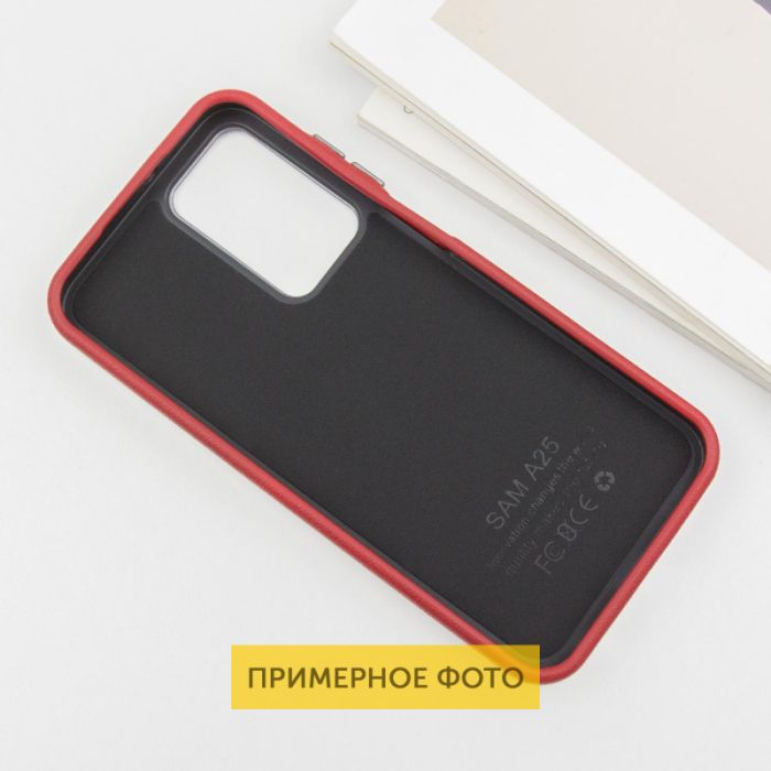Шкіряний чохол Leather Case Metal Buttons для Xiaomi Redmi 13C / Poco C65