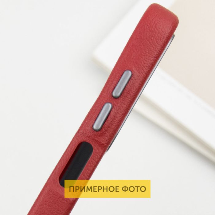 Шкіряний чохол Leather Case Metal Buttons для Xiaomi Redmi 13C / Poco C65