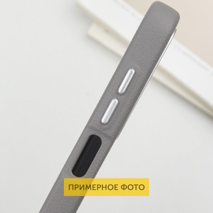 Шкіряний чохол Leather Case Metal Buttons для Xiaomi Redmi 13C / Poco C65