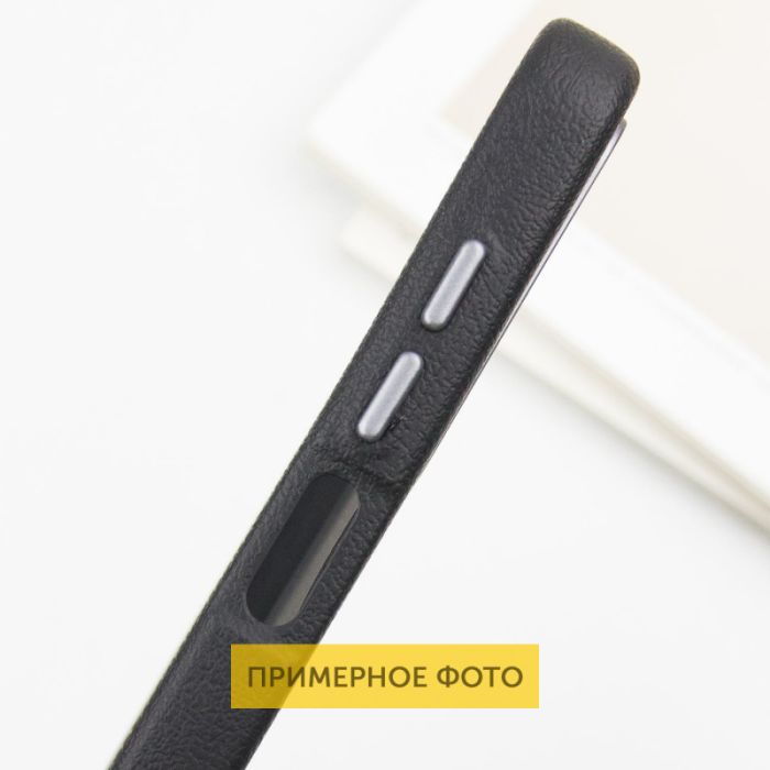 Шкіряний чохол Leather Case Metal Buttons для Xiaomi Redmi Note 13 4G