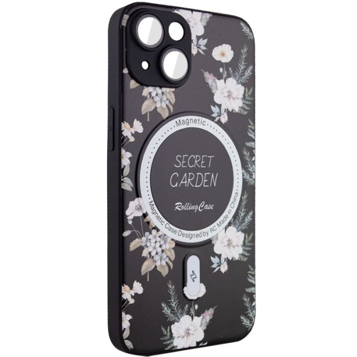 TPU+PC чохол Secret Garden with MagSafe для Apple iPhone 14 (6.1")