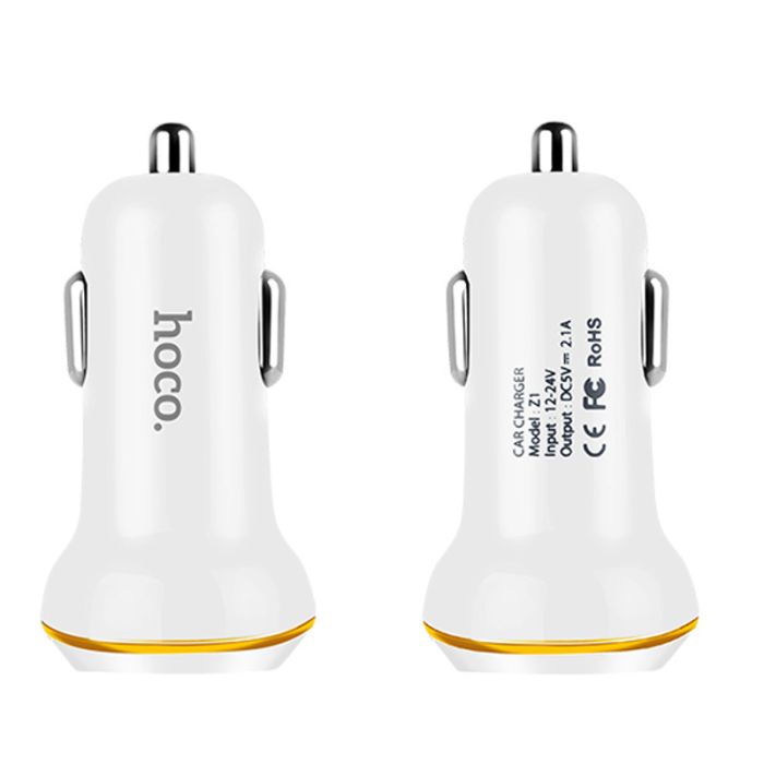 АЗП Hoco Z1 2.1A (2USB-A)
