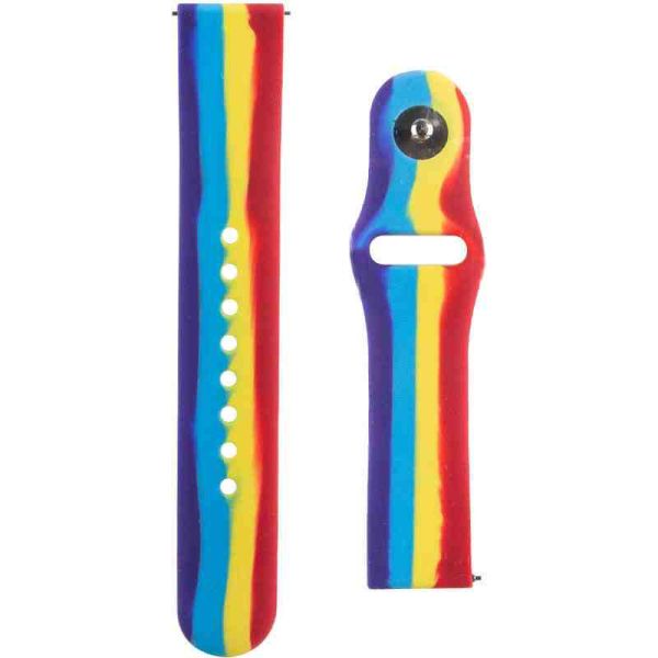Силіконовий ремінець Rainbow для Smart Watch 20mm