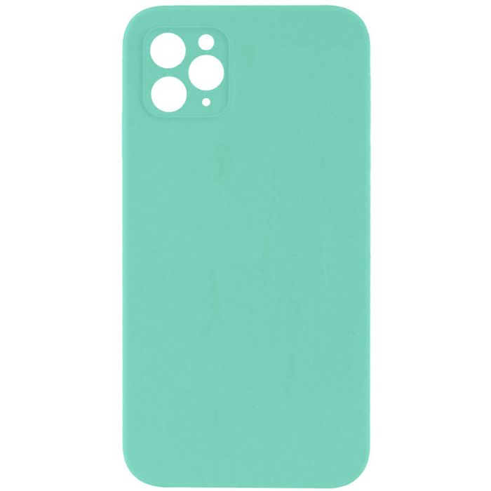 Silicone Case Square Full Camera Protective (AA) NOLOGO для Apple iPhone 11 Pro Max (6.5")