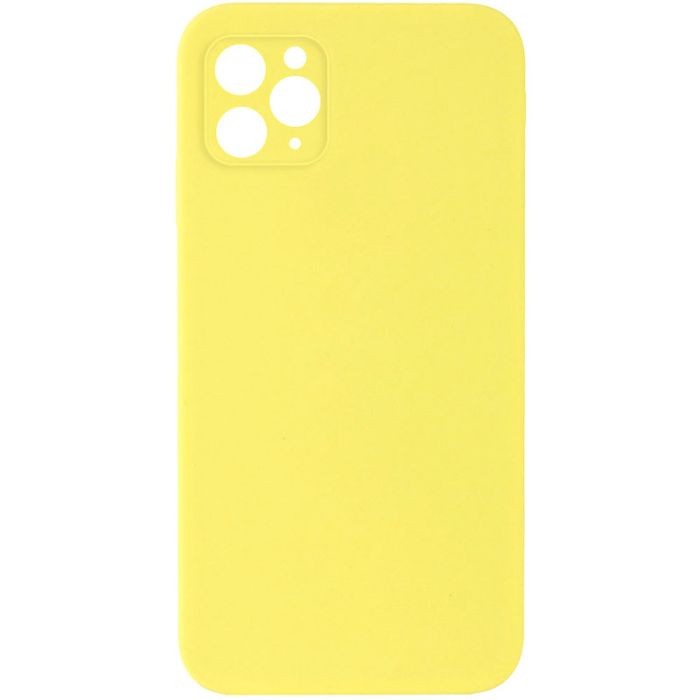 Silicone Case Square Full Camera Protective (AA) NOLOGO для Apple iPhone 11 Pro Max (6.5")