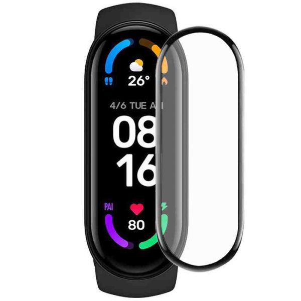 Полімерна плівка 3D (full glue) (тех.пак) для Xiaomi Mi Band 6