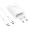 МЗП Borofone BN10 Sunlight PD65W (1USB-A/1C) + кабель Type-C to Type-C
