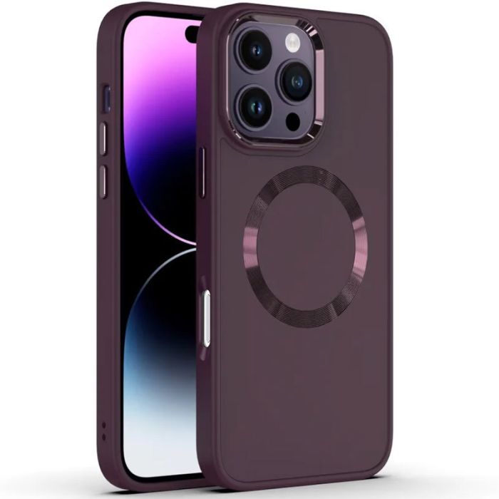 TPU чохол Bonbon Metal Style with MagSafe для Apple iPhone 16 Pro (6.3")