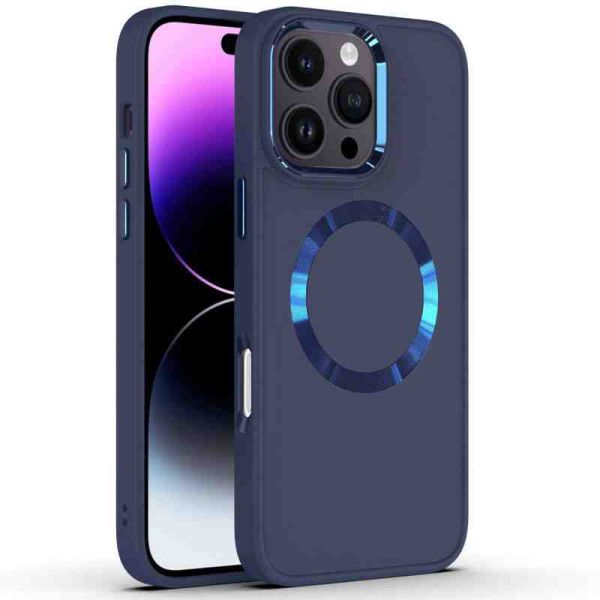 TPU чохол Bonbon Metal Style with MagSafe для Apple iPhone 16 Pro Max (6.9")