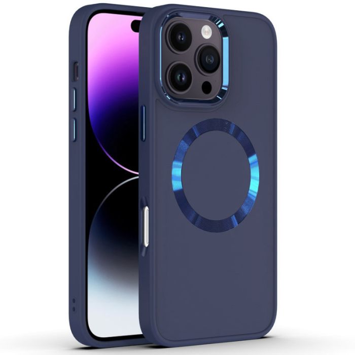 TPU чохол Bonbon Metal Style with MagSafe для Apple iPhone 16 Pro Max (6.9")