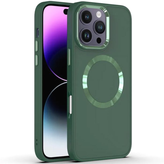 TPU чохол Bonbon Metal Style with MagSafe для Apple iPhone 16 Pro Max (6.9")