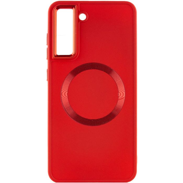 TPU чохол Bonbon Metal Style with MagSafe для Samsung Galaxy S21 FE