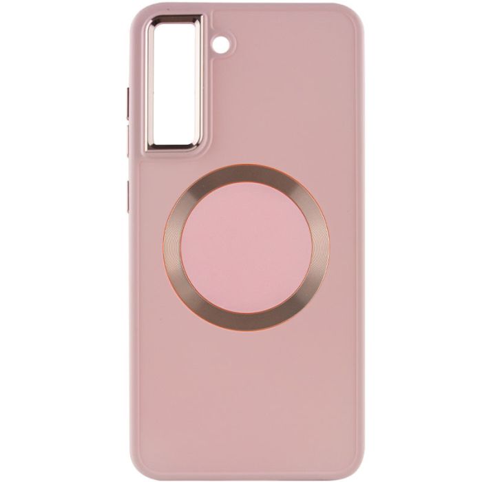 TPU чохол Bonbon Metal Style with MagSafe для Samsung Galaxy S21 FE