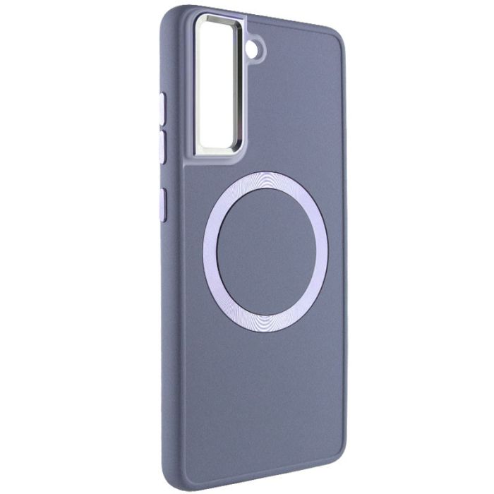 TPU чохол Bonbon Metal Style with MagSafe для Samsung Galaxy S21 FE