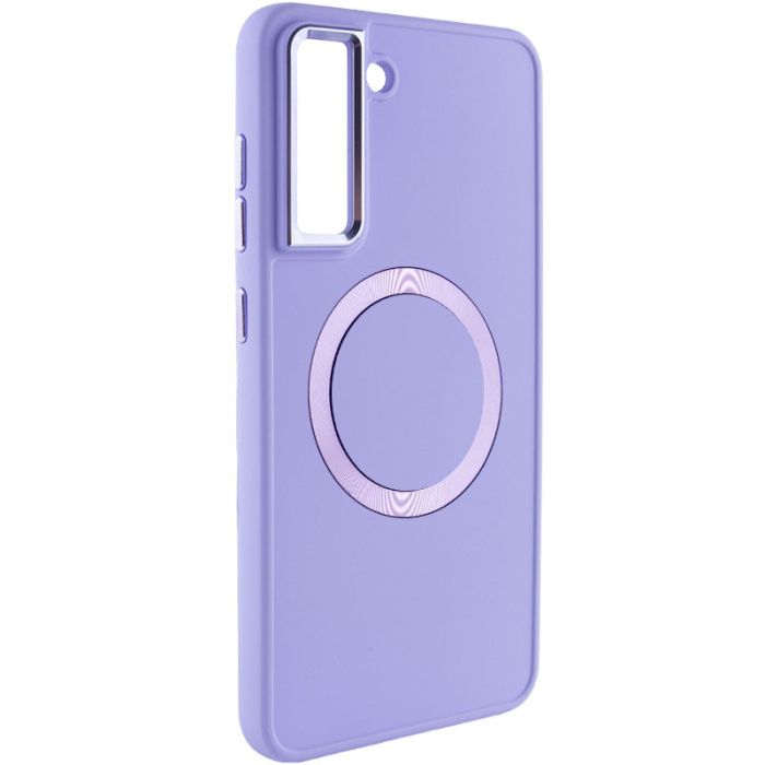 TPU чохол Bonbon Metal Style with MagSafe для Samsung Galaxy S21 FE