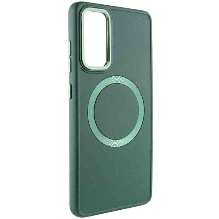 TPU чохол Bonbon Metal Style with MagSafe для Samsung Galaxy S21 FE