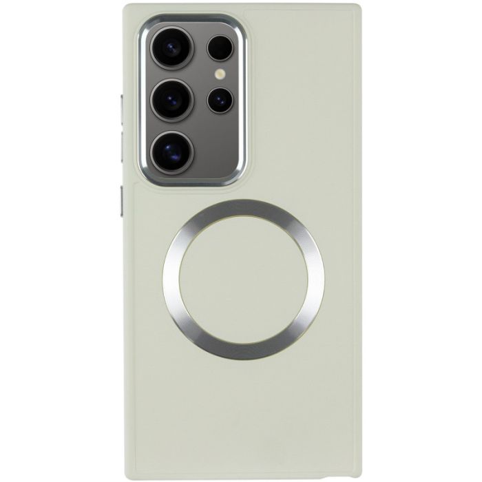TPU чохол Bonbon Metal Style with MagSafe для Samsung Galaxy S24 Ultra