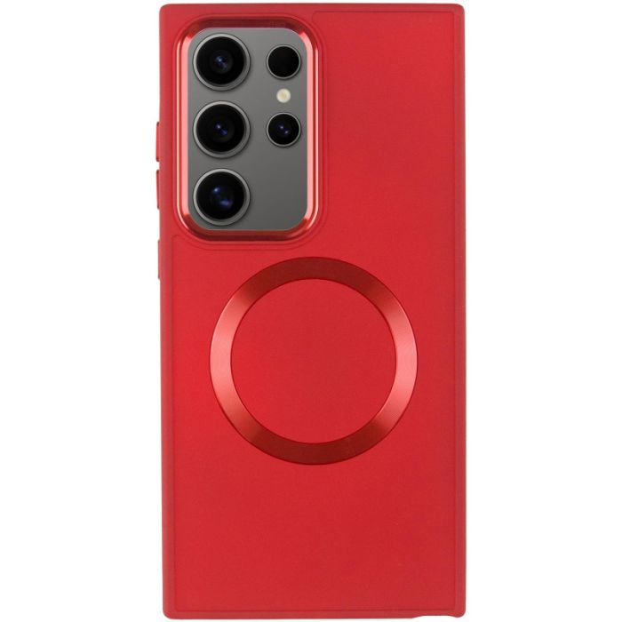 TPU чохол Bonbon Metal Style with MagSafe для Samsung Galaxy S24 Ultra