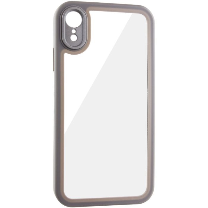 TPU чохол Transparent + Colour 1,5mm для Apple iPhone XR (6.1")