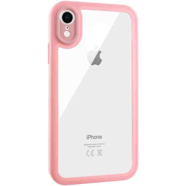 TPU чохол Transparent + Colour 1,5mm для Apple iPhone XR (6.1")