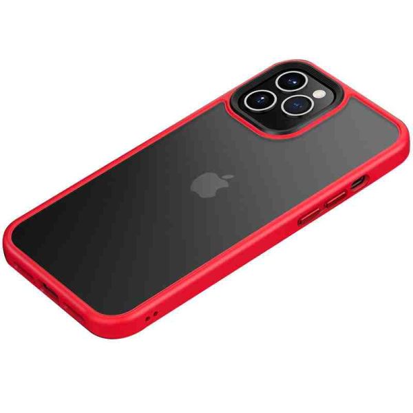 TPU+PC чохол Metal Buttons для Apple iPhone 12 Pro / 12 (6.1")