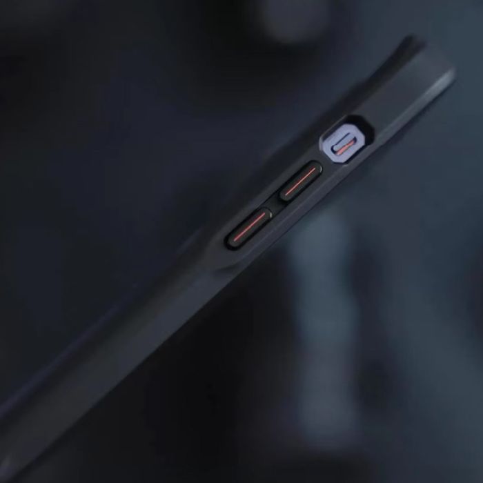 TPU+PC чохол Metal Buttons with MagSafe Carbon Ring для Apple iPhone 16 Pro Max (6.9")