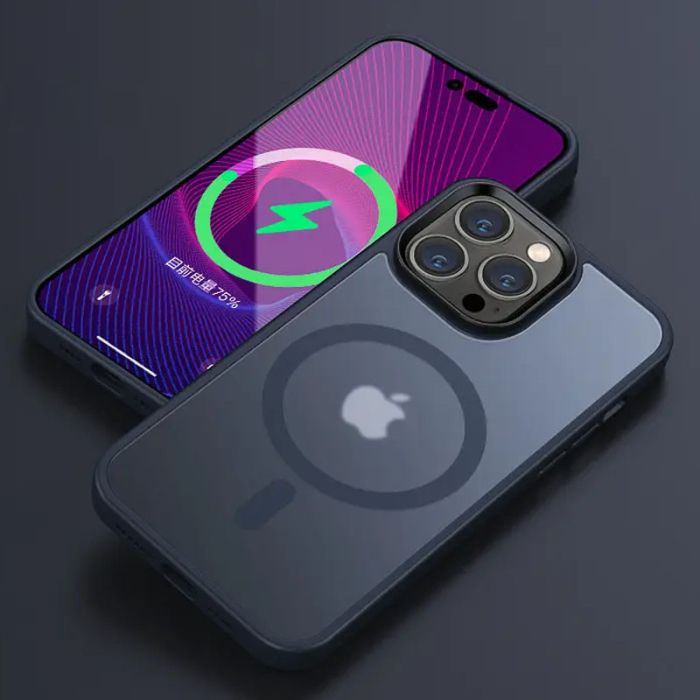 TPU+PC чохол Metal Buttons with MagSafe Colorful для Apple iPhone 13 Pro Max (6.7")