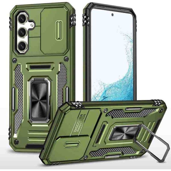 Ударостійкий чохол Camshield Army Ring для Samsung Galaxy S22