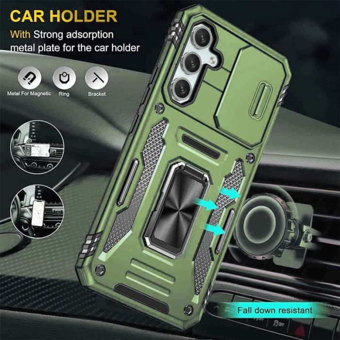 Ударостійкий чохол Camshield Army Ring для Samsung Galaxy S22