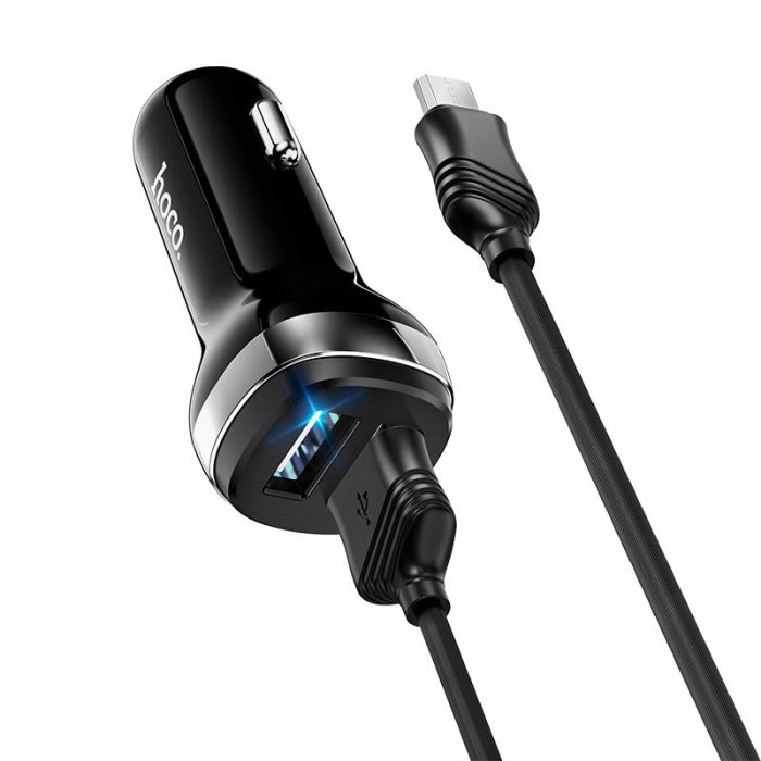 АЗП Hoco Z40 Superior 2.4A (2USB-A) + кабель USB to MicroUSB